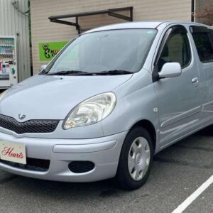 2005 Toyota Funcargo silver gasoline used car Japan export