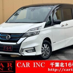 2018 Nissan Serena pearl hybrid used car Japan export