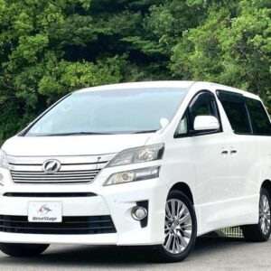2014 Toyota Vellfire pearl gasoline used car Japan export