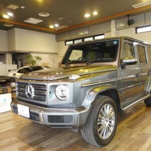 2022 Mercedes Benz G-Class gray diesel used car Japan export
