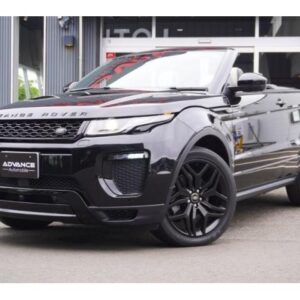 2019 Land Rover Range Rover Evoque Convertible black gasoline used car Japan export