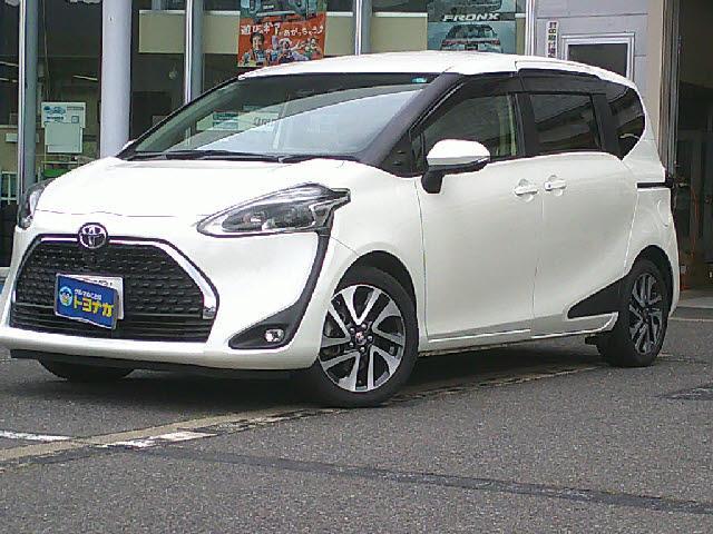 Ref:AUX-24435246 TOYOTA SIENTA 2019 1 2019 Toyota Sienta white gasoline used car Japan export
