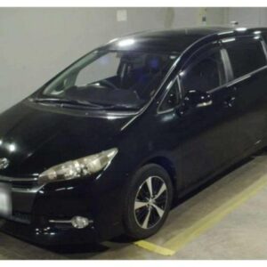 2015 Toyota Wish black gasoline used car Japan export