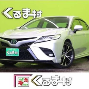2020 Toyota Camry silver hybrid used car Japan export