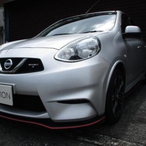 2015 Nissan March silver gasoline used car Japan export