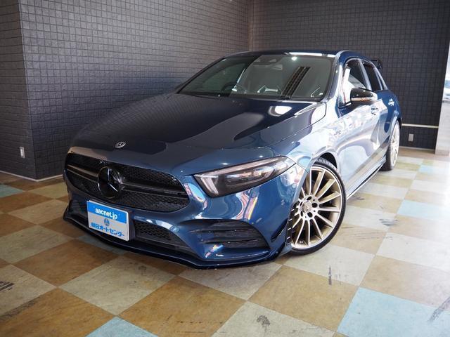 Ref:AUX-24440603 MERCEDES AMG A-CLASS 2019 1 2019 Mercedes Amg A-Class blue gasoline used car Japan export