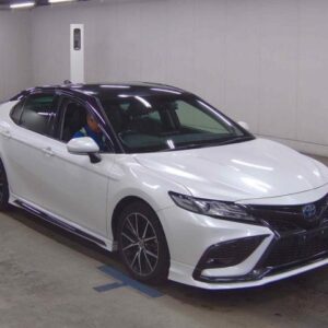 2021 Toyota Camry pearl gasoline used car Japan export