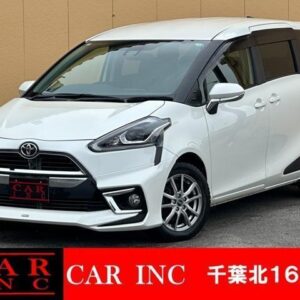 2017 Toyota Sienta pearl gasoline used car Japan export