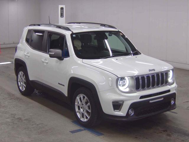 Ref:AUX-24441230 CHRYSLER JEEP JEEP RENEGADE 2019 1 2019 Chrysler Jeep Jeep Renegade white gasoline used car Japan export