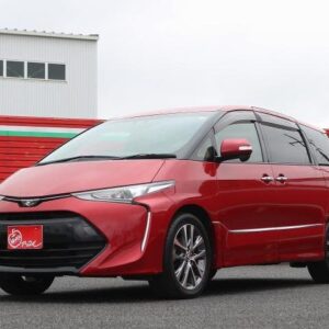 2016 Toyota Estima red gasoline used car Japan export