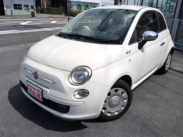 Ref:AUX-24441489 FIAT 500 2014 1 2014 Fiat 500 white gasoline used car Japan export