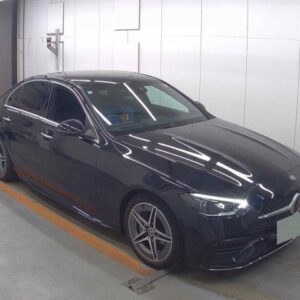 2022 Mercedes Benz C-Class black diesel used car Japan export