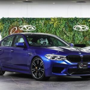 2018 Bmw M5 blue gasoline used car Japan export