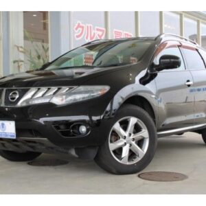 2009 Nissan Murano black gasoline used car Japan export