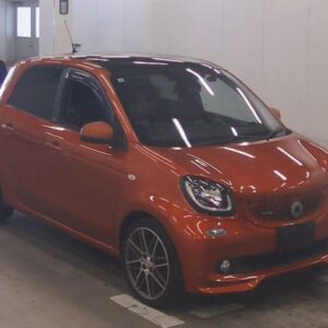 2017 Mcc Smart Smart For Four red gasoline used car Japan export