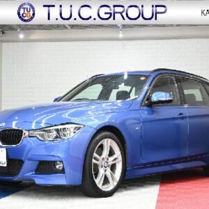 2017 Bmw 3 Series blue diesel used car Japan export