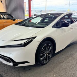 2023 Toyota Prius white gasoline used car Japan export