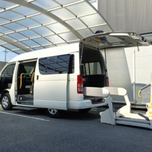 2012 Toyota Hiace Van white gasoline used car Japan export
