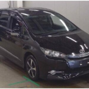 2014 Toyota Wish black gasoline used car Japan export