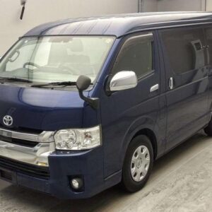 2019 Toyota Hiace Wagon blue gasoline used car Japan export