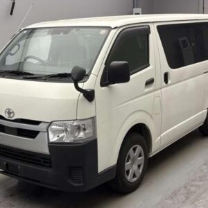 2022 Toyota Hiace Van white gasoline used car Japan export