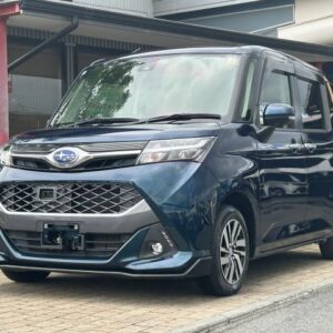 2017 Subaru Justy blue gasoline used car Japan export