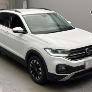 2023 Volkswagen T-Cross white gasoline used car Japan export