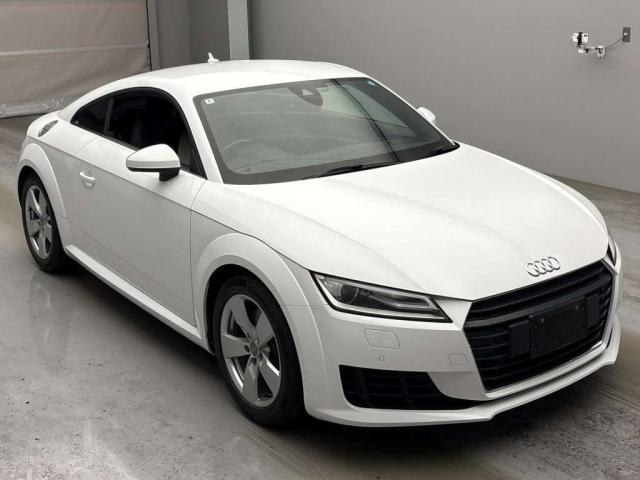 Ref:AUX-24455597 AUDI TT COUPE 2018 1 2018 Audi Tt Coupe white gasoline used car Japan export
