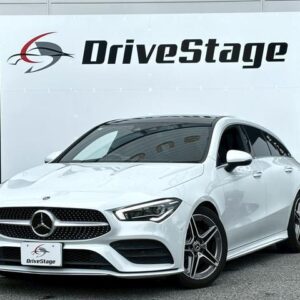 2020 Mercedes Benz Cla-Class Shooting Brake white diesel used car Japan export