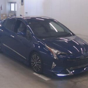 2016 Toyota Prius blue gasoline used car Japan export