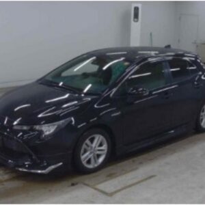 2019 Toyota Corollasport black gasoline used car Japan export