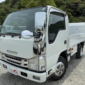 2009 Isuzu Elf Truck white diesel used car Japan export
