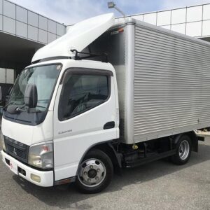 2007 Mitsubishi Fuso Canter white diesel used car Japan export