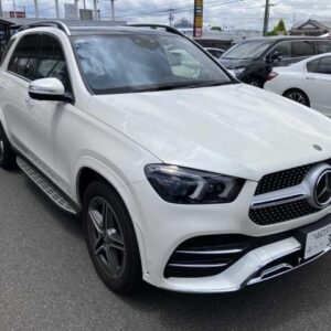 2021 Mercedes Benz Gle white diesel used car Japan export