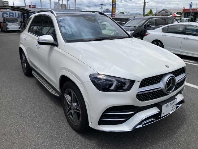 Ref:AUX-24461741 MERCEDES BENZ GLE 2021 1 2021 Mercedes Benz Gle white diesel used car Japan export