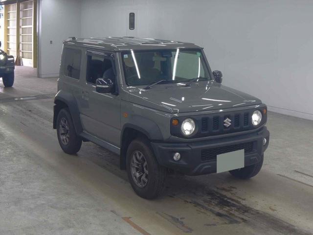 Ref:AUX-24462227 SUZUKI JIMNY SIERRA 2023 1 2023 Suzuki Jimny Sierra gray gasoline used car Japan export