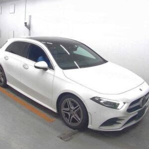 2019 Mercedes Benz A-Class white gasoline used car Japan export