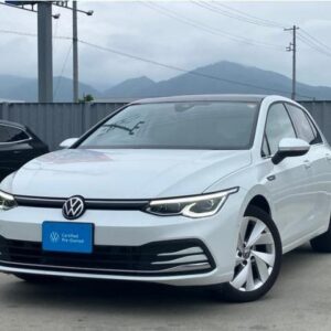 2021 Volkswagen Golf white gasoline used car Japan export