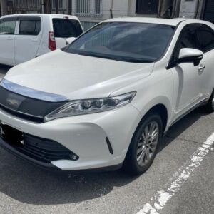 2017 Toyota Harrier pearl gasoline used car Japan export