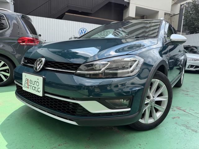 Ref:AUX-24467132 VOLKSWAGEN GOLF ALLTRACK 2018 1 2018 Volkswagen Golf Alltrack green gasoline used car Japan export