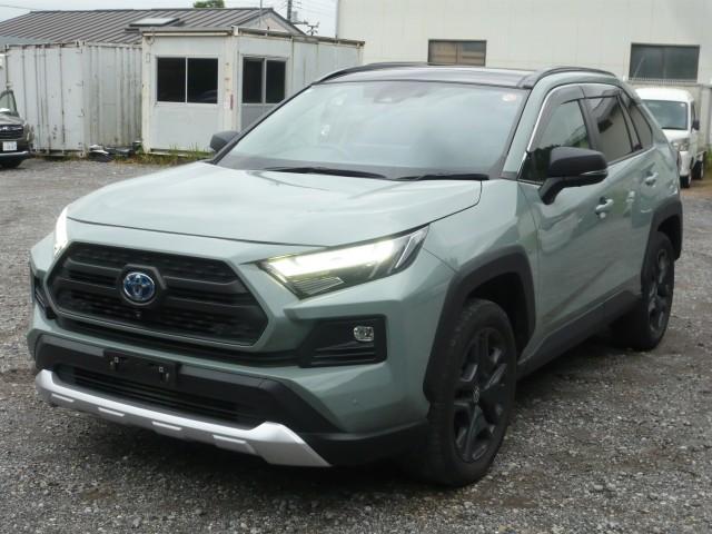 Ref:AUX-24467150 TOYOTA RAV4 2023 1 2023 Toyota Rav4 green gasoline used car Japan export
