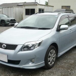 2012 Toyota Corolla Fielder blue gasoline used car Japan export