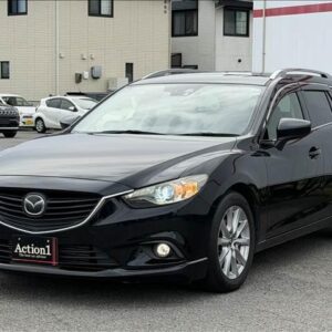 2013 Mazda Atenza Wagon black diesel used car Japan export