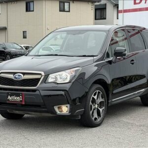 2013 Subaru Forester black gasoline used car Japan export