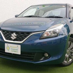 2017 Suzuki Baleno blue gasoline used car Japan export