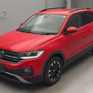 2021 Volkswagen T-Cross red gasoline used car Japan export