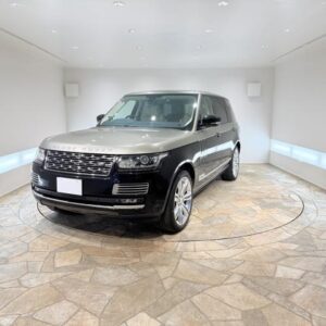 2015 Land Rover Range Rover black gasoline used car Japan export