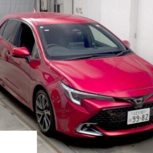 2025 Toyota Corollasport red gasoline used car Japan export