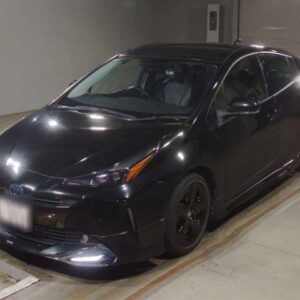 2022 Toyota Prius black gasoline used car Japan export