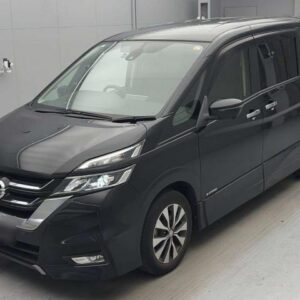 2019 Nissan Serena black gasoline used car Japan export